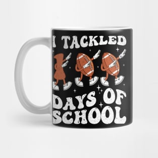 i tackled 100 days of school retro vintage Mug